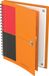 Oxford INTERNATIONAL meetingbook connect, stevige kartonnen kaft oranje, 160 bladzijden, ft B5, gelijnd 5 stuks