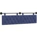 Police Tête de lit suspendue bleu 190 x 55 x 7 cm velours