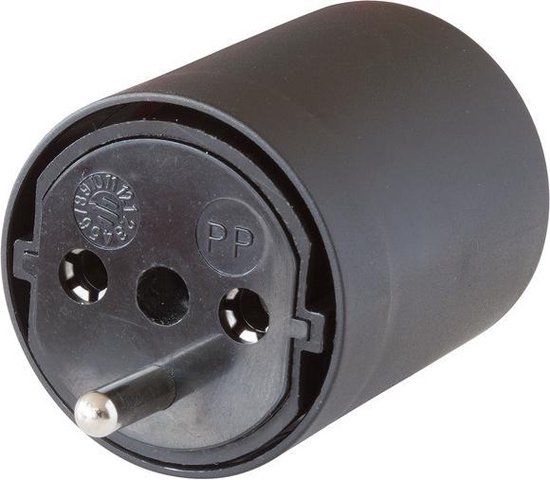Brennenstuhl 1081592404 netstekker adapter Zwart