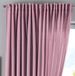 JENA, gordijnbox, gordijn, verborgen lussen, ondoorzichtig, linnenlook, gemêleerd, gordijnband met gordijnhouder, 100% polyester, oudroze, 250 x 300 cm