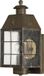 Hinkley Nantucket LED Wand Buitenlamp | E27 | 60W | IP44 | Dimbaar | Aged Brass