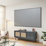 en.casa Projectiescherm Väkhoga grijs 100 inch 224x127 cm
