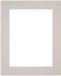 yd. Passe-Partout Fotomaat 45x65 cm - Lijstmaat 50x75 cm - Gris Granit