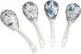 Bolle set soeplepels keramiek - 4 stuks - Aziatische stijl