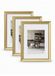 Walther Design Lounge Ja520G3 Fotolijsten, Goud, 15 X 20 Cm, Verpakking Van 3