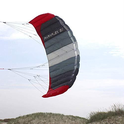 Wolkenstürmer Vlieger Paraflex Basic 2.1 SE rood grijs, 210 cm