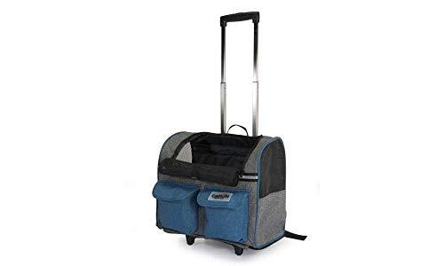 CAMON We love pets Trolley Camon 44 x 25 x 40, volwassenen/jeugd, blauw/grijs, groot