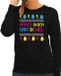 Bellatio Decorations Apres ski sweater dames - zwart - XL