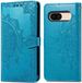 iMoshion Mandala Book Case for Google Pixel 8A - Turquoise - with Card Holder