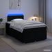 Maison Exclusive - Lit boxspring avec matelas noir 120 x 200 cm Tissu
