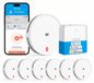 Merkloos Rookmelder slim - Draadloos met hub - Matter - Wifi - Met app-melding