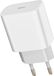 Inkax, chargeur mural USB-C, Power Delivery 20W, charge rapide, format compact, blanc