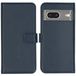Selencia Echt Lederen Bookcase Google Pixel 7 - Blauw