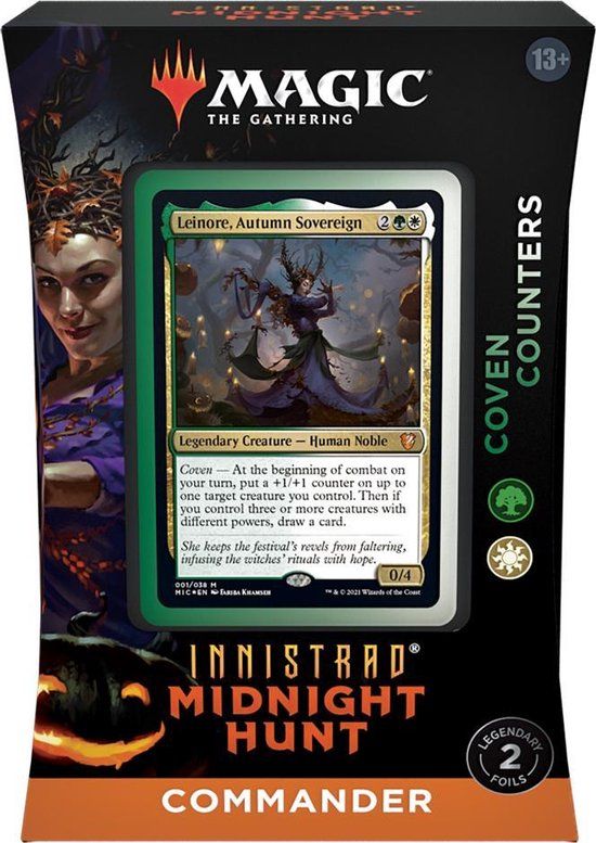 Magic the Gathering: Midnight Hunt Coven Counters Commander Deck - MTG TCG