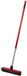 BETRA Balai en caoutchouc - manche télescopique - rouge - 30 cm de large - raclette - pour sec et humide
