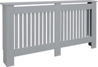 ML-Design Radiatorhoes 152x19x82 cm landhuis grijs MDF