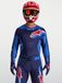 Alpinestars Maillot Racer Hunt 2027 Strong Blue Deep Blue Fire Red, Taille: XXL