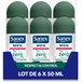 SANEX Déodorant roll-on 0% Homme Respect & Control – 6 x 50 ml