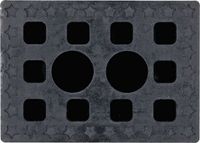 KS Tools 160.0618 Rubberen pad 48 voor hefbruggen, 140 x 100 x 120 mm