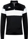 Kappa Dovare Sweatshirt Met Halve Rits Zwart S Man