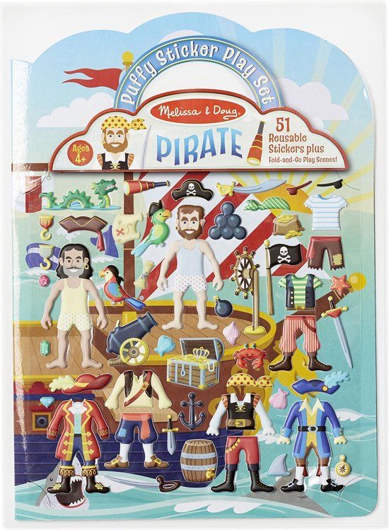 Melissa & Doug Herbruikbare Puffy Sticker Speels