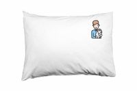 Bona Basics Decoratieve kussenhoes Wit 50x35 cm