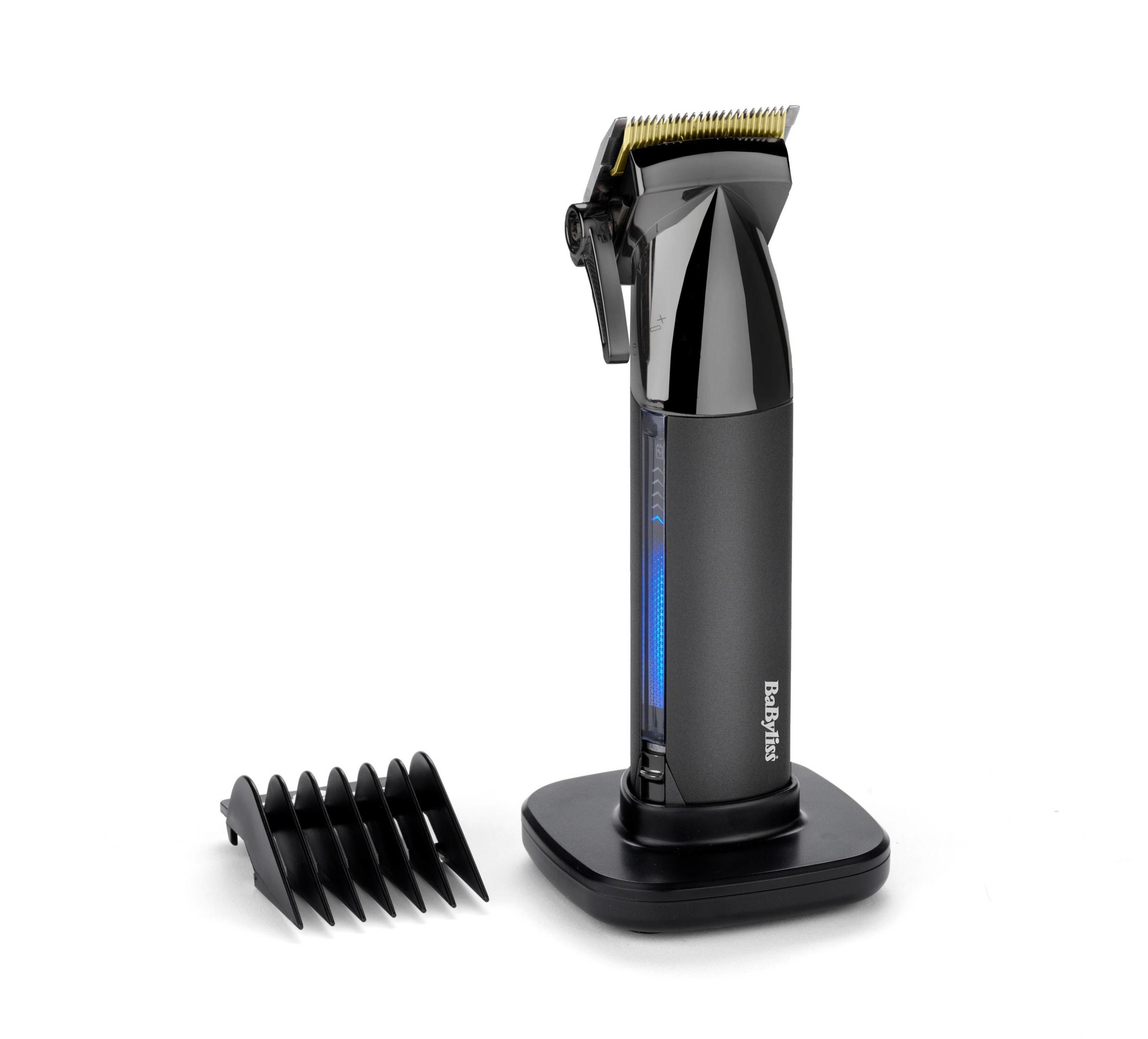 BaByliss Super-X Metal Tondeuse E991E - Titanium Blades - 180 min - Black/Chrome