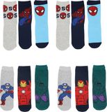 Marvel Sokken - 12 Paar Kinderen Multi Colour Printopdruk Schoenmaat 31-34 Katoen