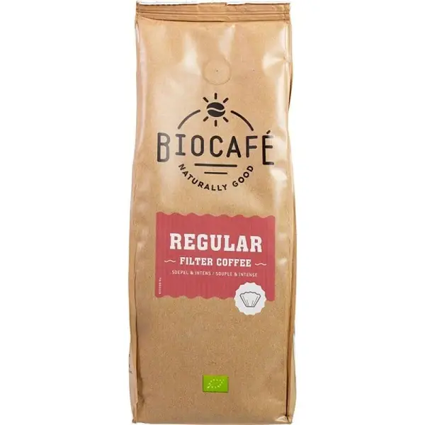 Biocafé Filterkoffie Regular 500gr