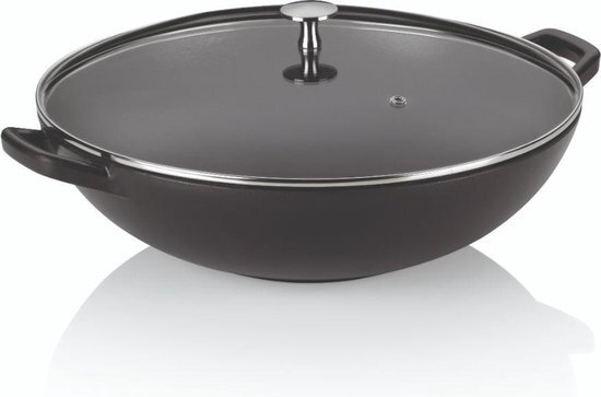 Kela 12475 Calido Wok, Cast Iron, 4 liter