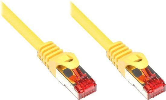 Alcasa 8060-030Y netwerkkabel 3 m Cat6 S/FTP (S-STP) Geel