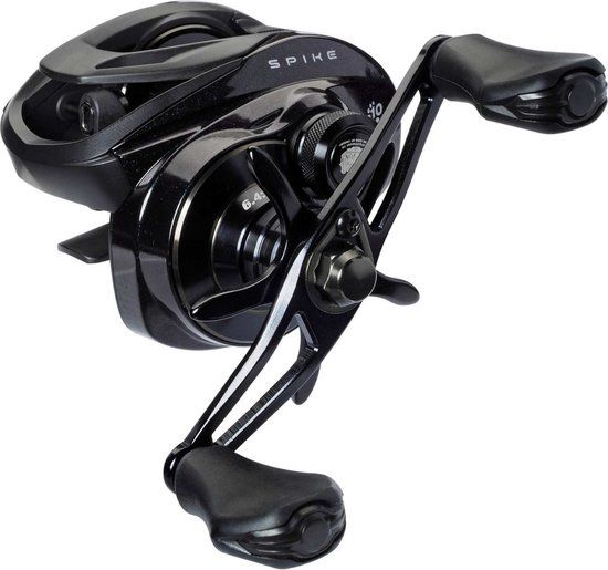 Abu Garcia Spike Low Profile Crank-L Casting Reel - Green/Purple/Black - Left Hand