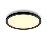 Philips Hue Aurelle LED Paneel - Rond - Zwart - 39.5cm - Warm tot Koel Wit Licht