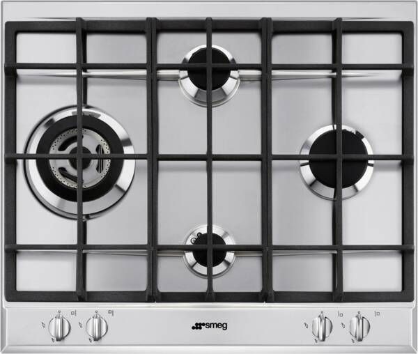 Smeg P261XGHNLK 60 cm Built-in Gas Hob - Stainless Steel