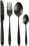 b-home-interieur.be Home Deco Factory Bestekset Tableware Collection - 16 delig - Zwart - RVS - 4 personen