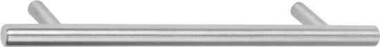 Intersteel Meubelgreep Ø10 mm lengte 114 mm rvs geborsteld