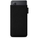 Adore June Beschermhoes Classic Recycled Black compatibel met Galaxy Z Fold 6 2024 / Fold 5 / Fold 4 / Fold 3 / Fold 2