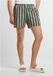 Urban Classics Striped Seersucker Zwemshorts Heren S Groen/Beige