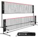 BAGAIL badmintonnet, opvouwbaar nylon net, in hoogte verstelbare standaard en draagbare draagtas, ideaal recreatief sportnet.