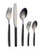 Echtwerk Positano Due-Silver/Black Edition Tafelbestek, 20-delig, voor 4 personen, 18/10 gematteerd, roestvrij staal