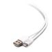 C2G 0,9 m (3 ft) USB-A mannelijk naar Lightning-stekker synchronisatie- en oplaadkabel. MFi-gecertificeerd