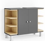 Vicco Aquis Wastafelonderkast – 79.6 x 64 cm Antraciet