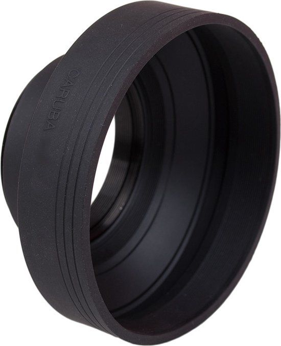 Caruba Rubberen Zonnekap 3in1 62mm