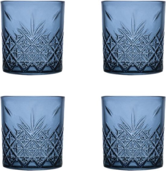 Pasabahce Waterglas Timeless 35.5 cl Blauw 4 stuk(s)