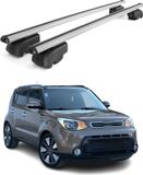 Omac Barres De Toit En Aluminium Pour Kia Soul II 2014-2019