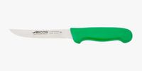 Arcos Uitbeenmes 6 inch nitrum roestvrij staal en 160 mm mes, professioneel slagersmes om botten van vlees te snijden, ergonomisch polypropyleen handvat, serie 2900, kleur groen