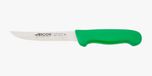 Arcos Uitbeenmes 6 inch nitrum roestvrij staal en 160 mm mes, professioneel slagersmes om botten van vlees te snijden, ergonomisch polypropyleen handvat, serie 2900, kleur groen