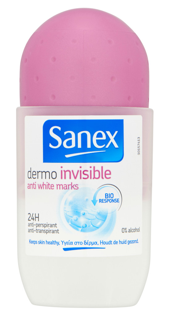 Sanex Deodorant Roller Invisible 50 ml