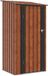 vidaXL Tuinhuisjes Bruin 103 x 86 x 200 cm Metaal