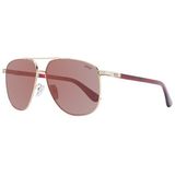 BMW Sunglasses BW0030 6133L Pilot Gold-colored Metal Men's